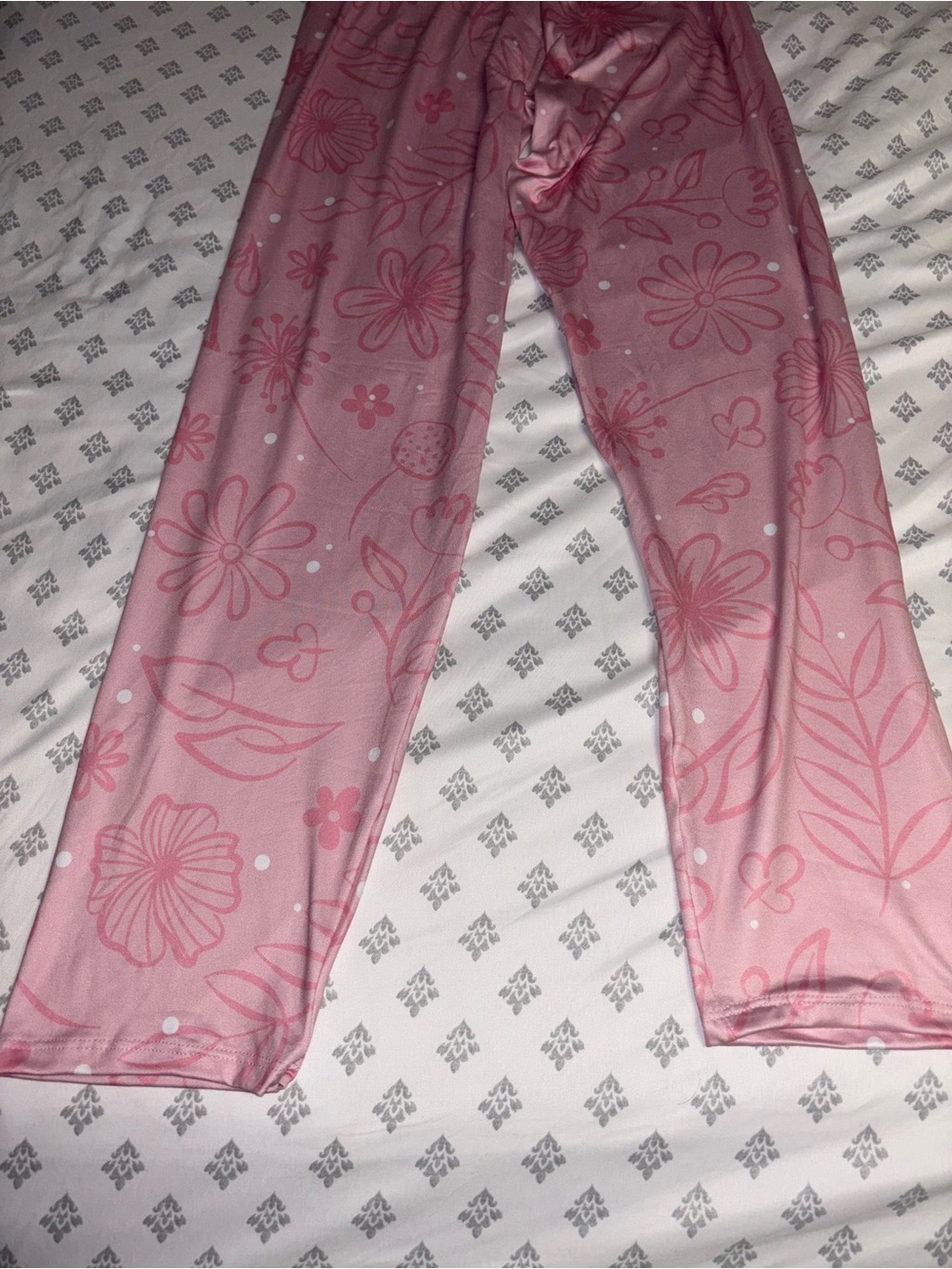 Pink Floral (one size pajama)